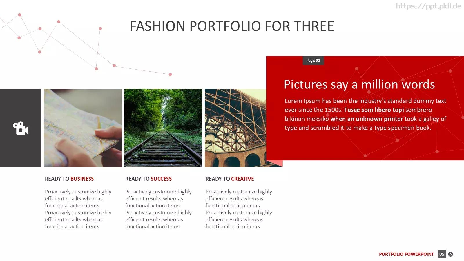 时尚排版图文演示解决方案PPT模板 第 10 页预览图
