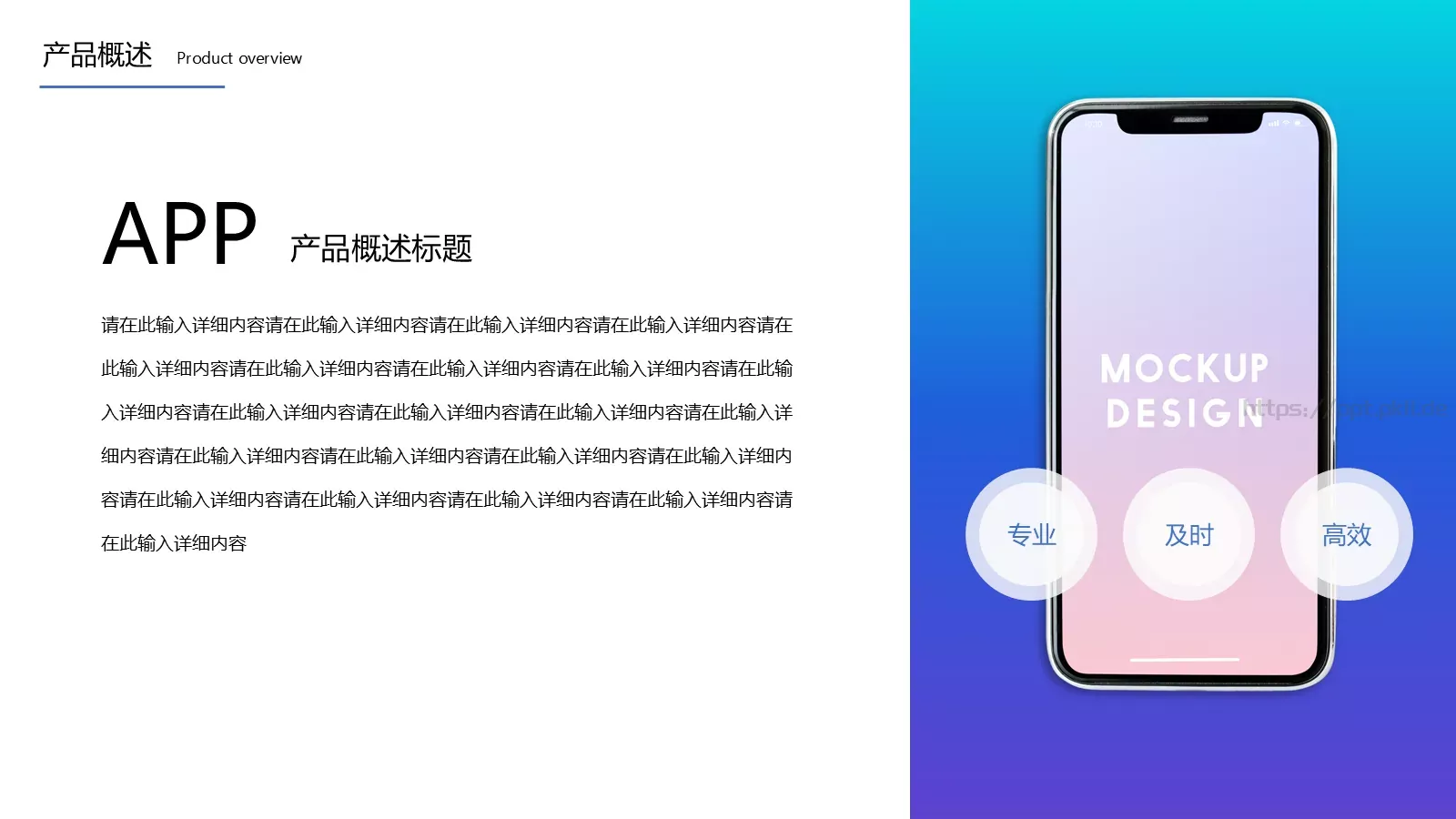 互联网产品介绍PPT模板 第 4 页缩略图