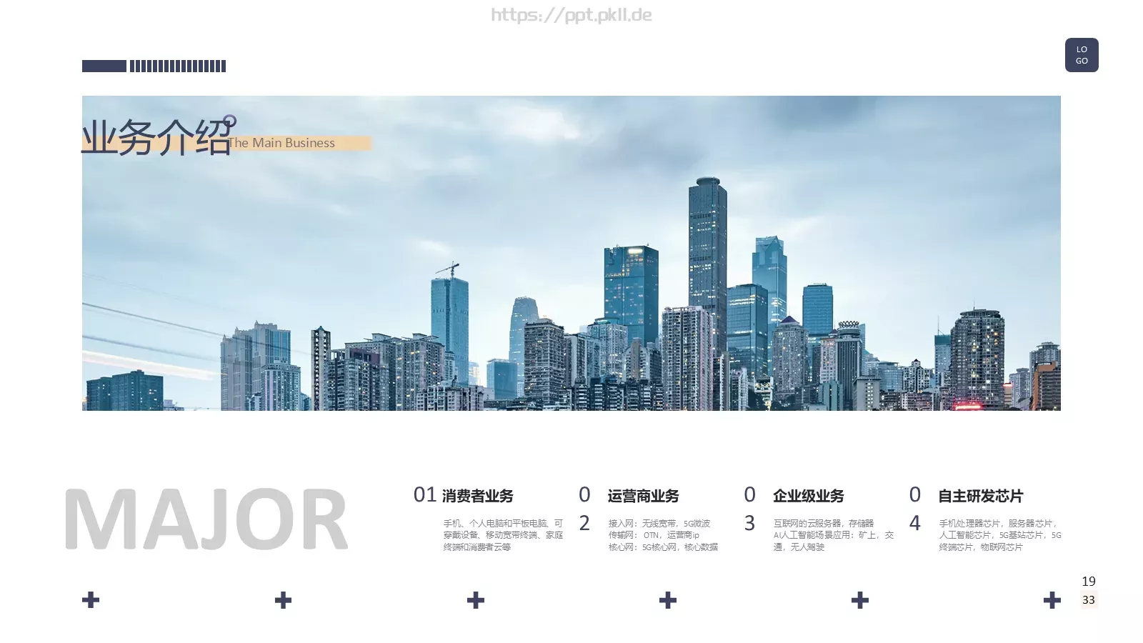 公司产品介绍PPT模板 第 19 页预览图
