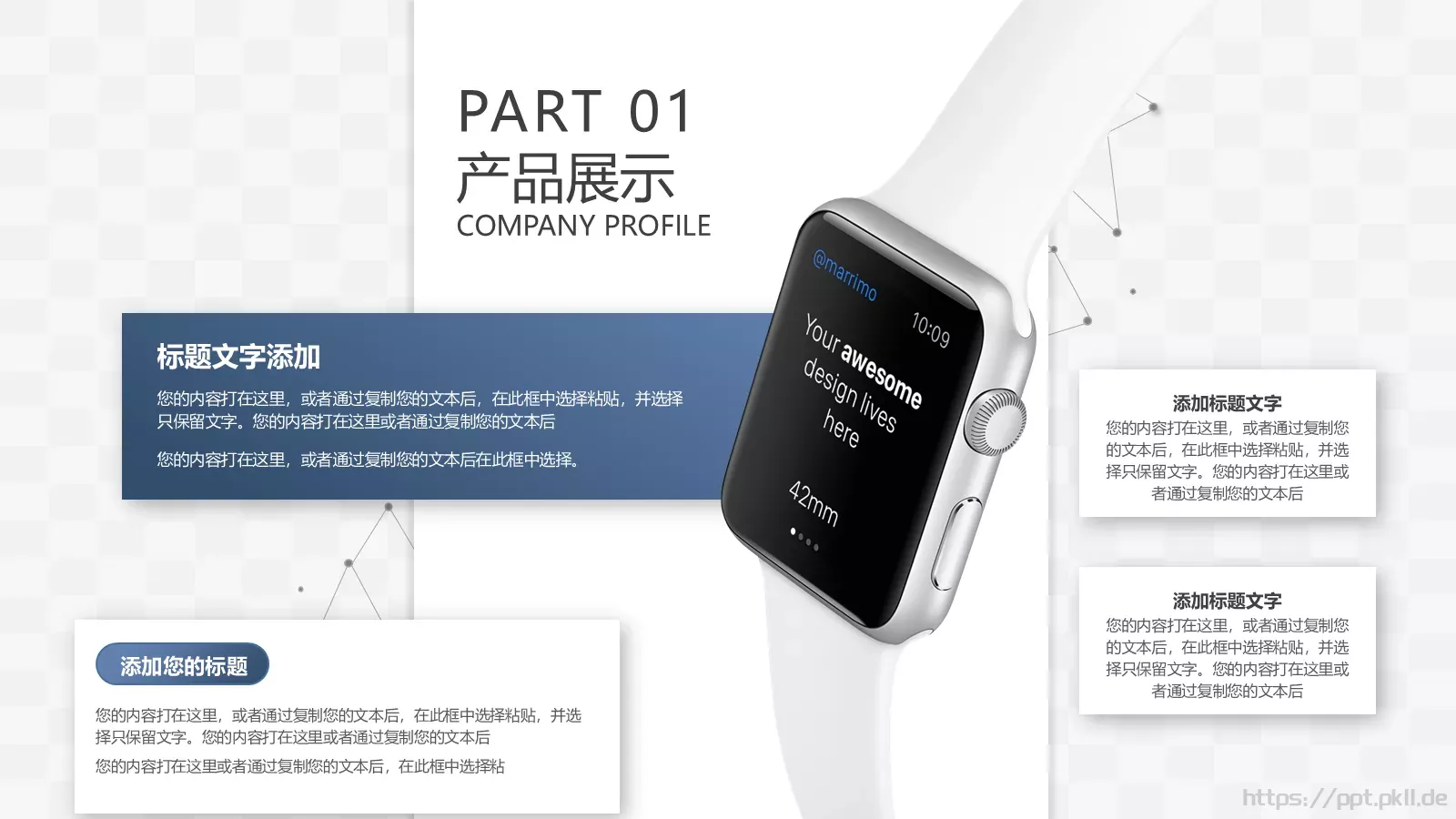 公司简介与产品介绍PPT模板 第 19 页预览图