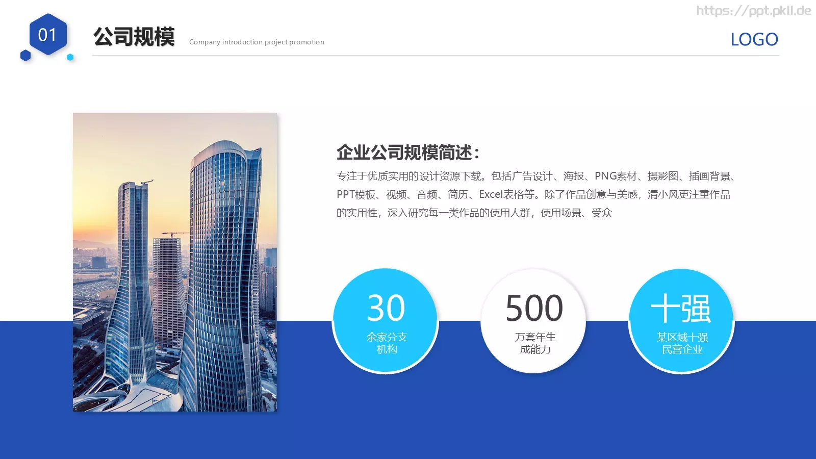 产品介绍PPT模板 第 5 页预览图