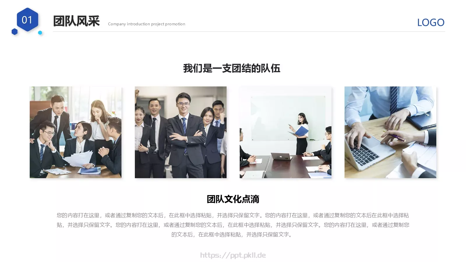 产品介绍PPT模板 第 12 页预览图