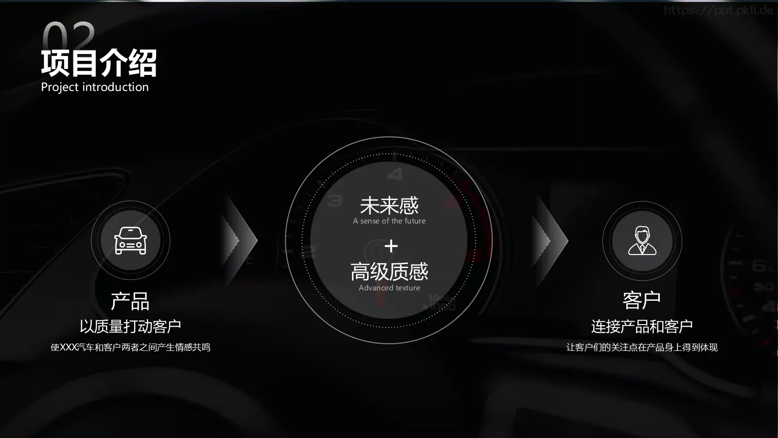 汽车新款介绍PPT模板 第 10 页预览图