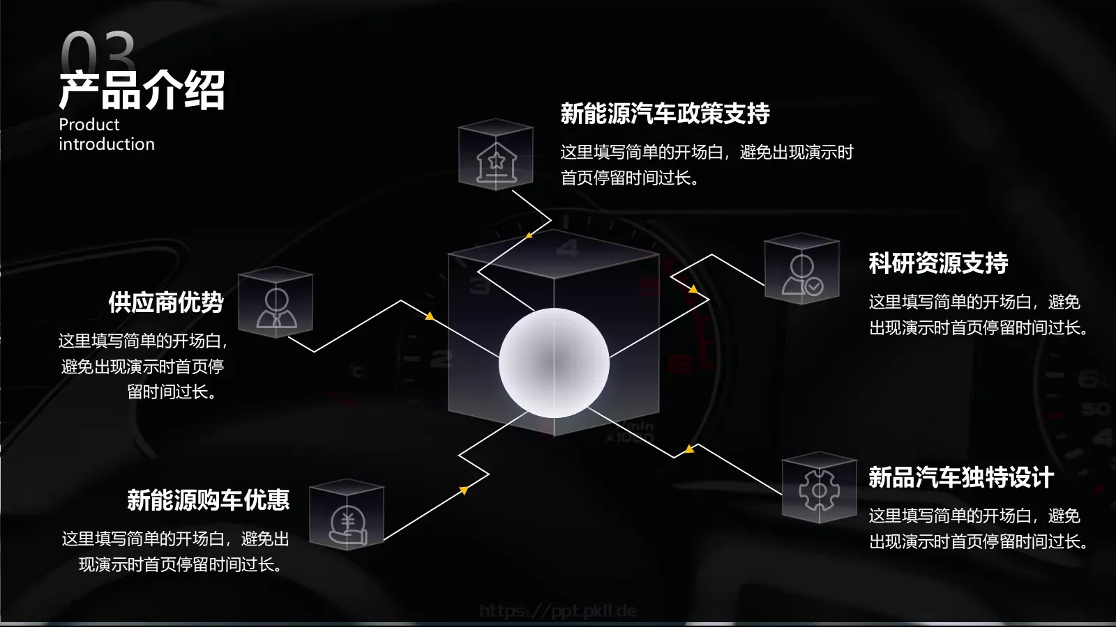 汽车新款介绍PPT模板 第 18 页预览图