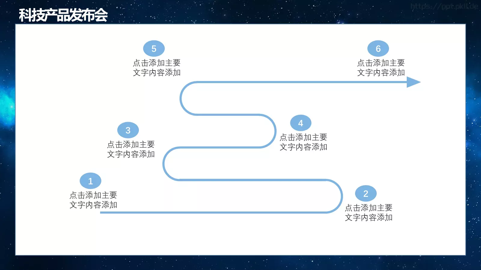 科技互联网汇报时间PPT模板 第 5 页预览图
