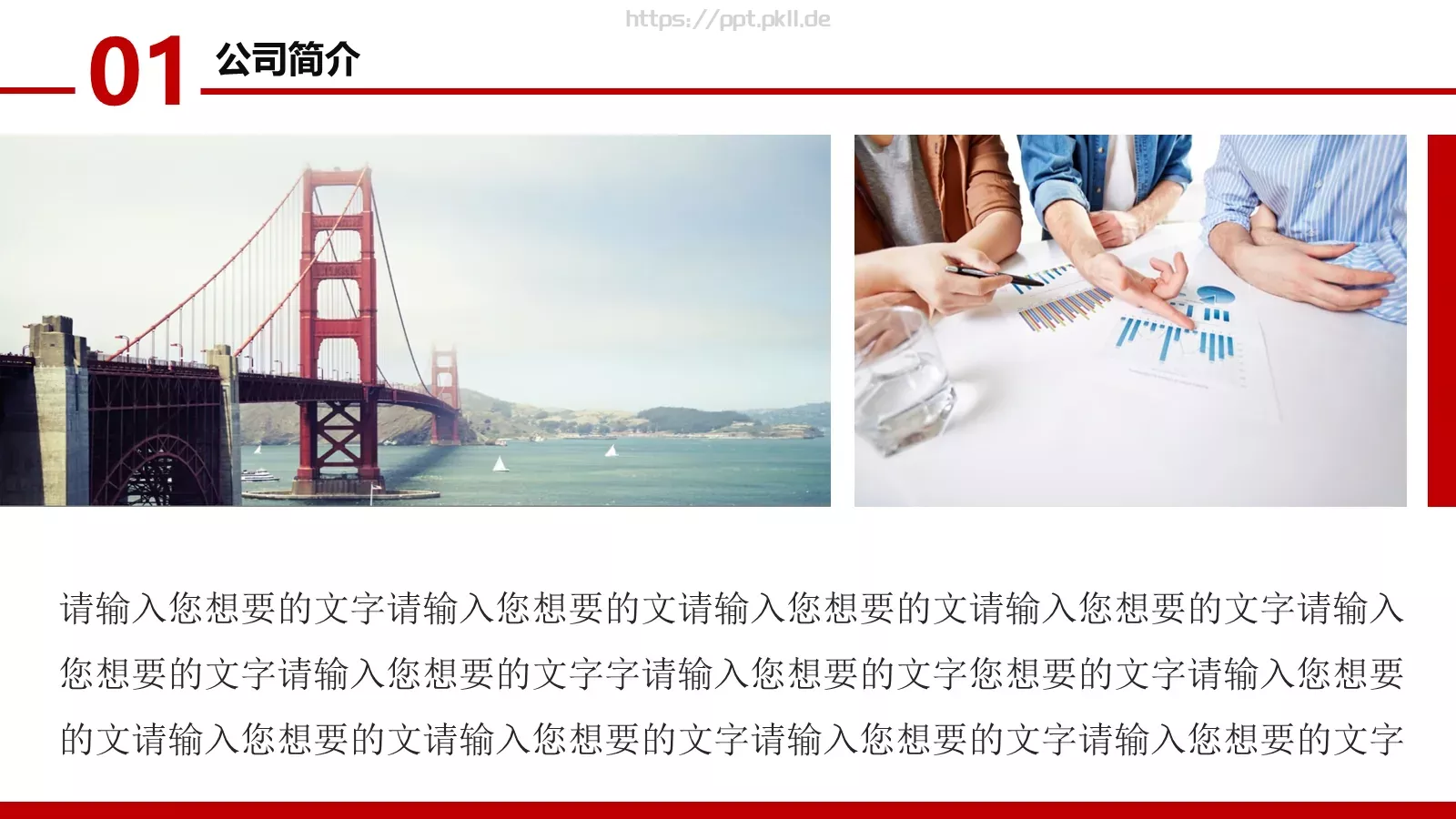 公司简介与产品介绍PPT模板 第 4 页缩略图
