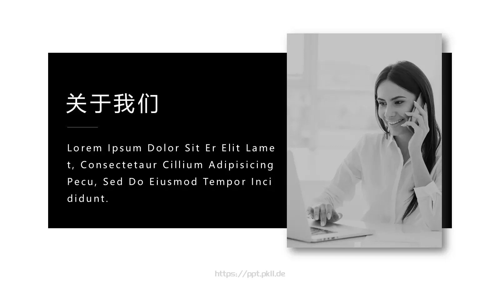 企业介绍PPT模板 第 4 页缩略图