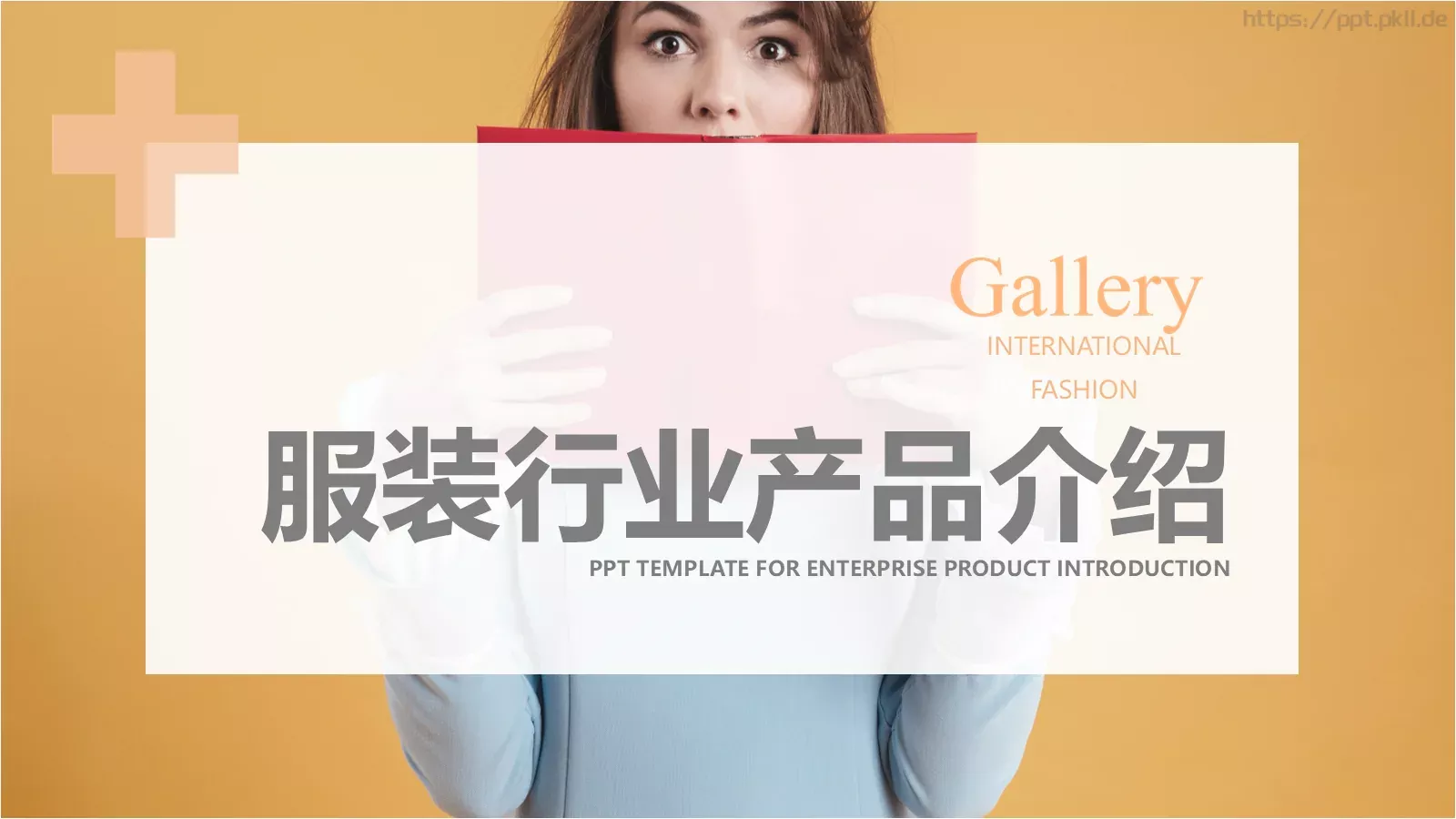 服装行业产品介绍PPT模板 第 1 页缩略图