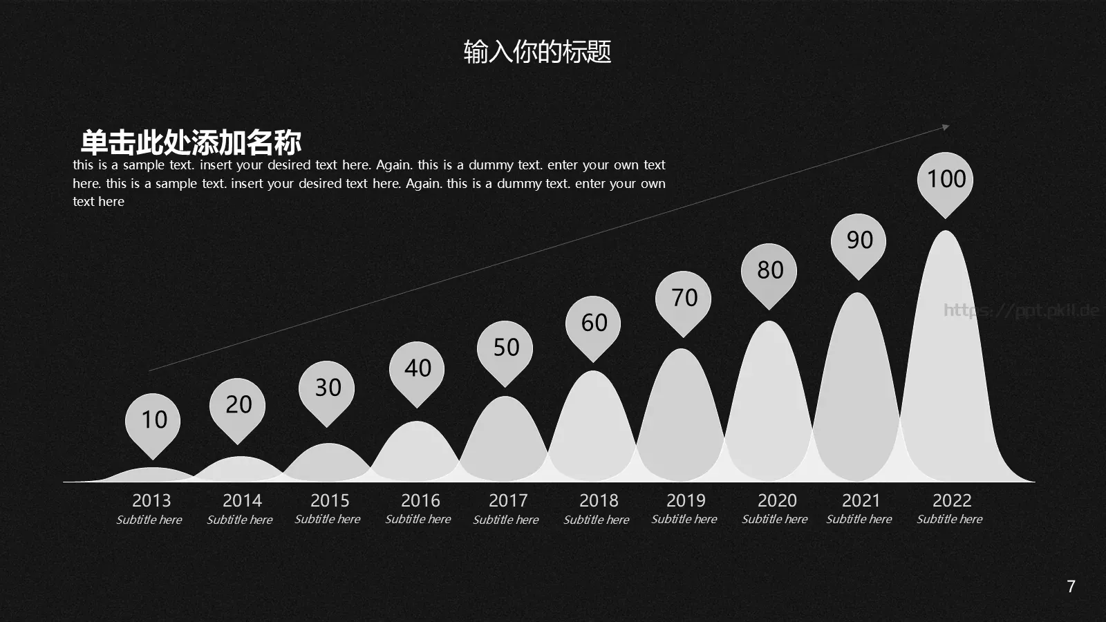公司简介与产品介绍PPT模板 第 7 页预览图