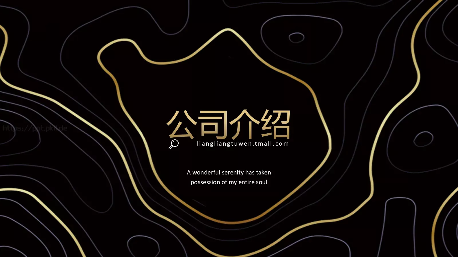 公司介绍PPT模板 封面图