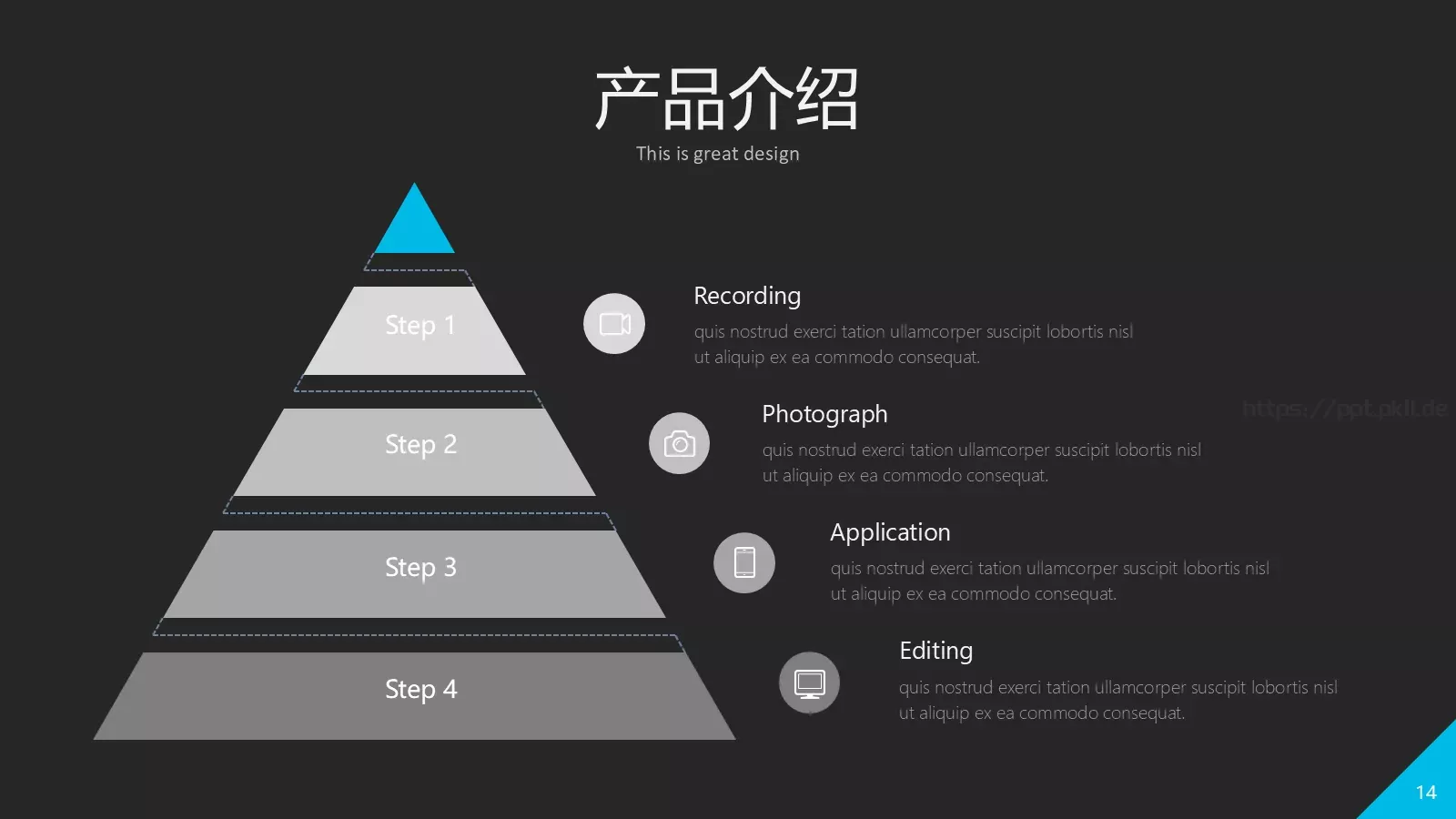 企业介绍PPT模板 第 14 页预览图