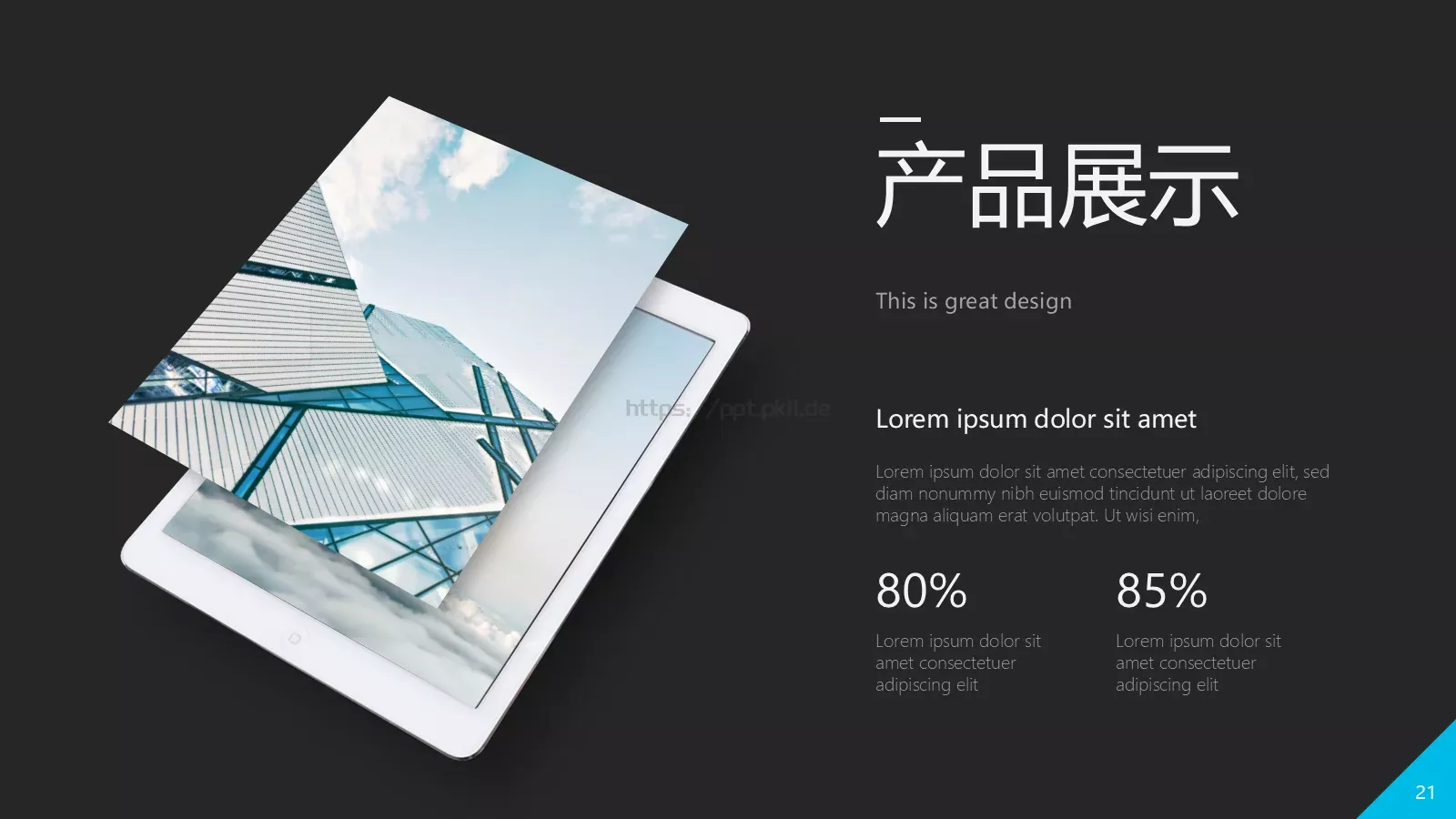 企业介绍PPT模板 第 21 页预览图
