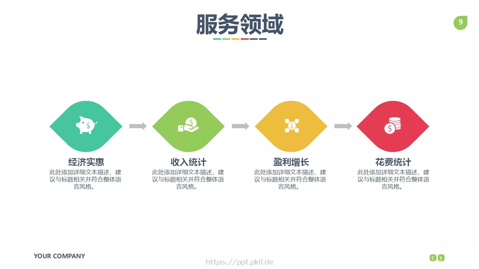 公司企业介绍PPT模板 第 9 页预览图