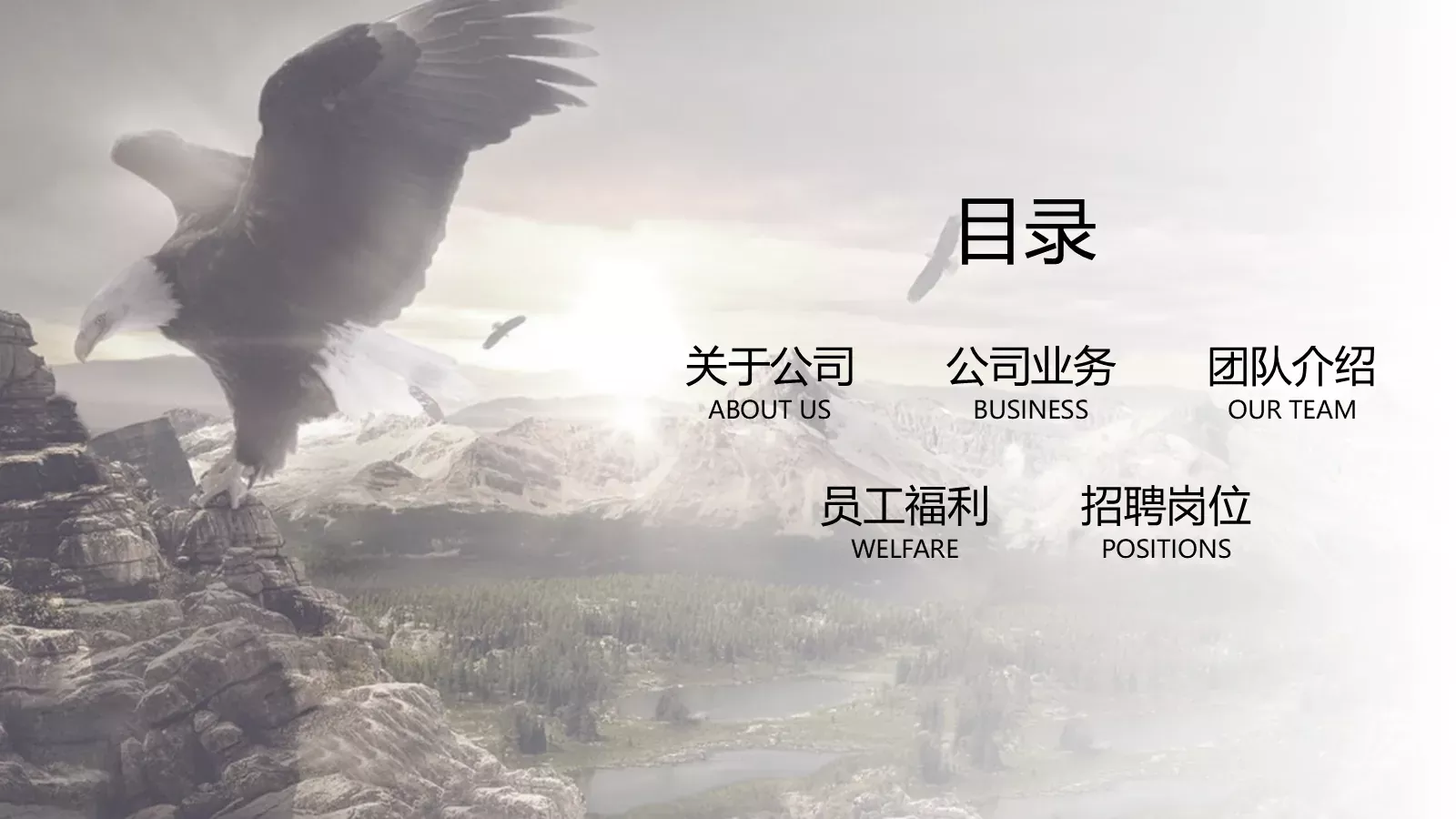 企业招聘会PPT模板 第 2 页缩略图