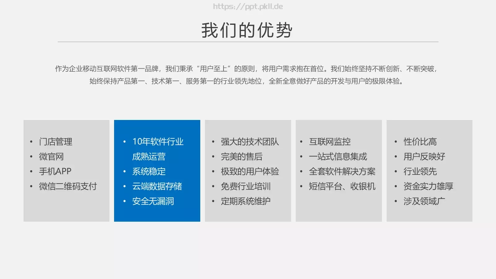 简约大气企业宣传产品推介PPT模板 第 14 页预览图