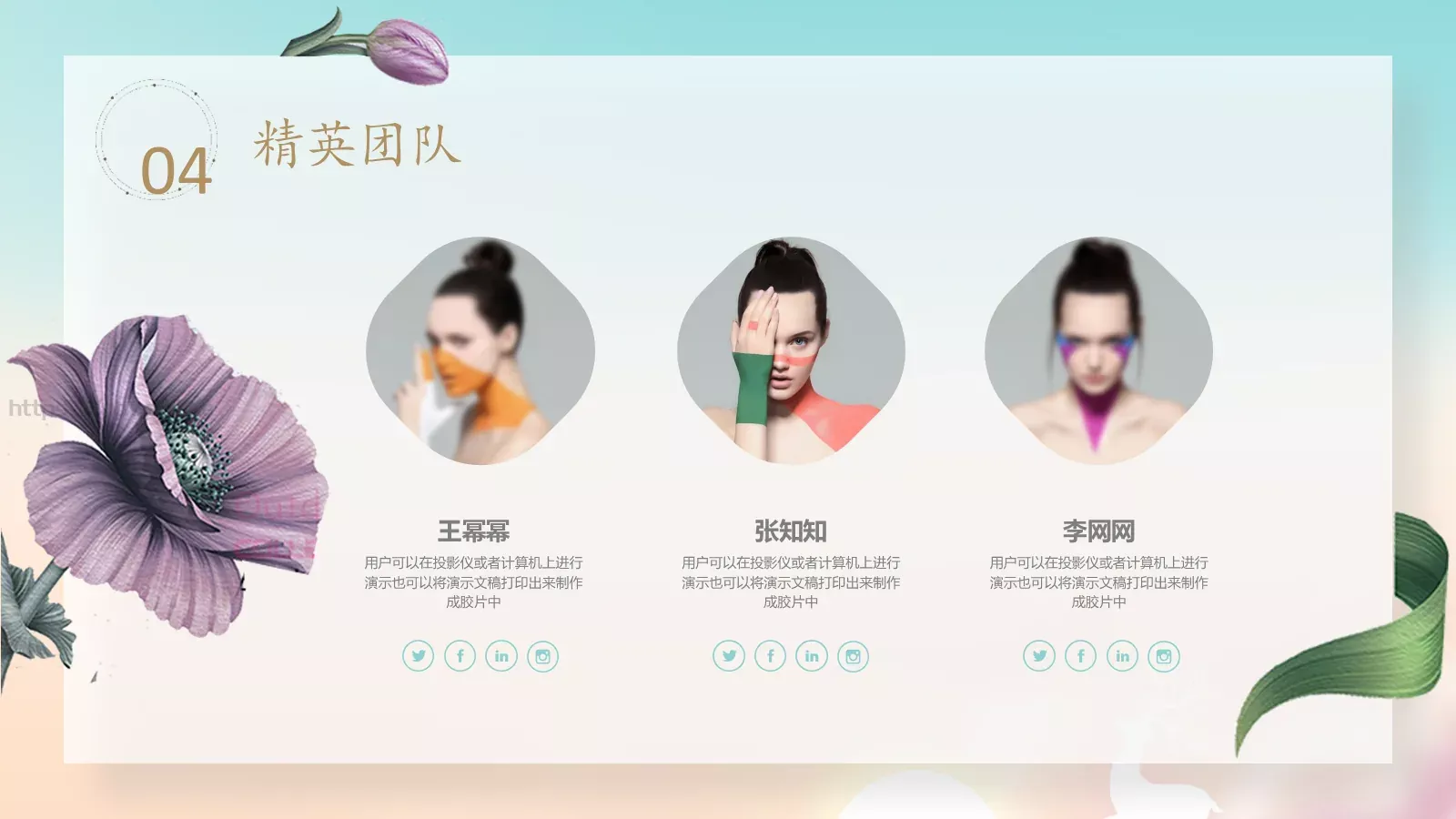 商业项目计划书PPT模板 第 7 页预览图