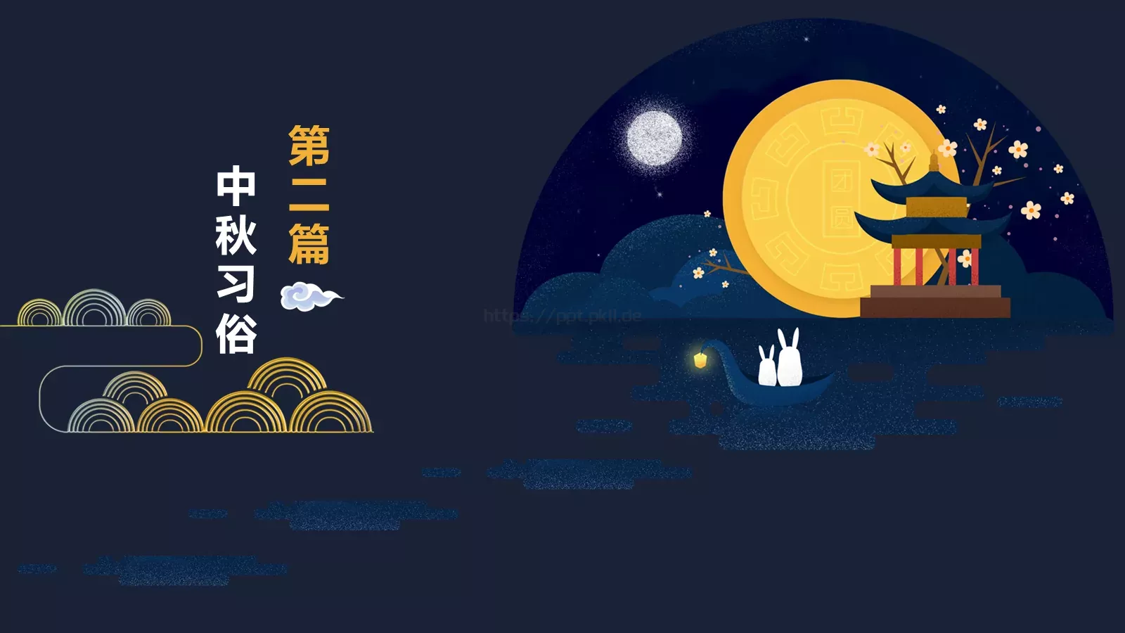 中秋节PPT模板 第 7 页预览图