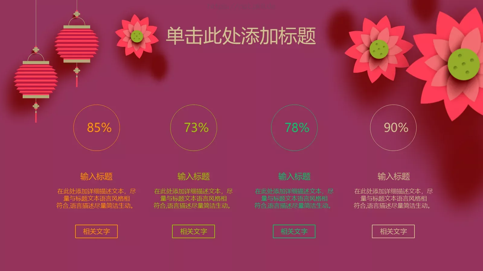 总结报告PPT模板 第 11 页预览图