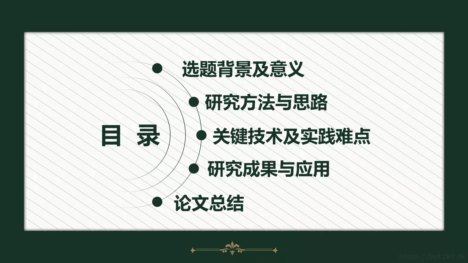 毕业设计开题报告PPT模板 第 2 页缩略图