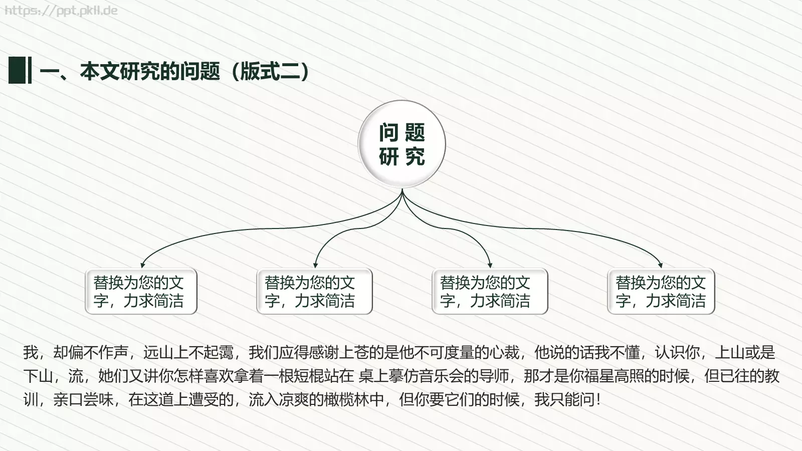 毕业设计开题报告PPT模板 第 5 页预览图