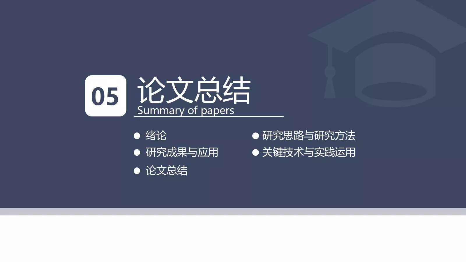 论文开题答辩报告PPT模板 第 18 页预览图