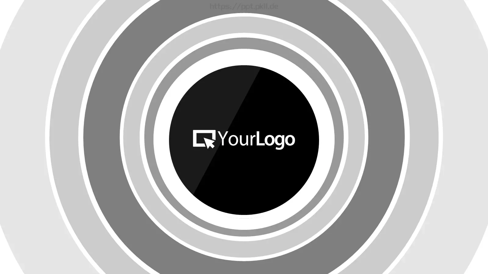 黑色酷炫快闪动画视频介绍PPT 封面图