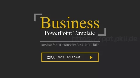 商务汇报PPT模板 缩略图