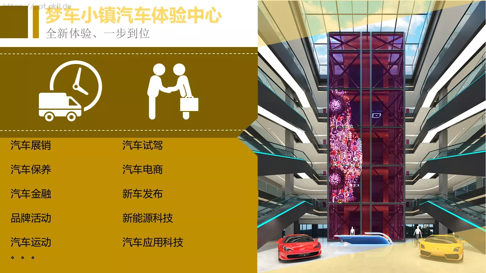 梦车小镇商务汇报PPT模板 第 15 页预览图