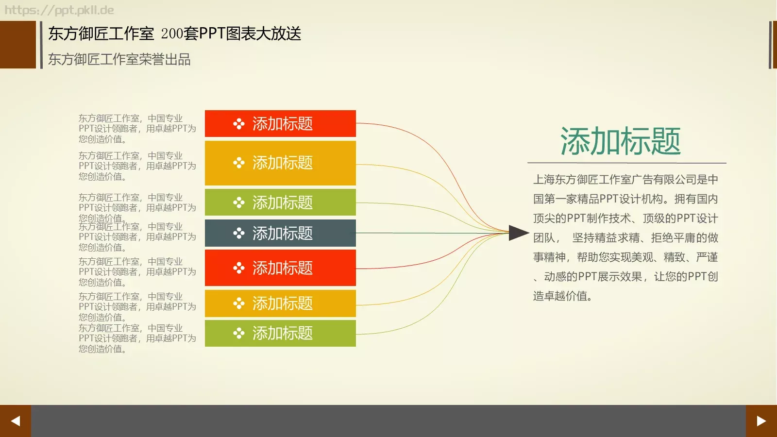 通用商务图表合集PPT模板 第 3 页缩略图