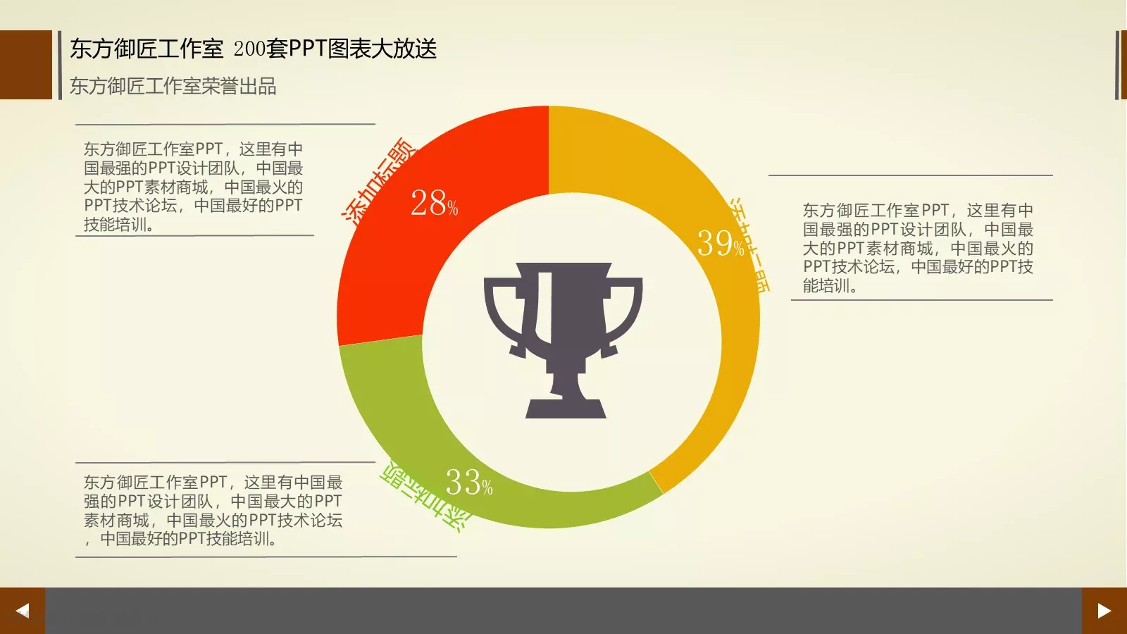 通用商务图表合集PPT模板 第 4 页缩略图