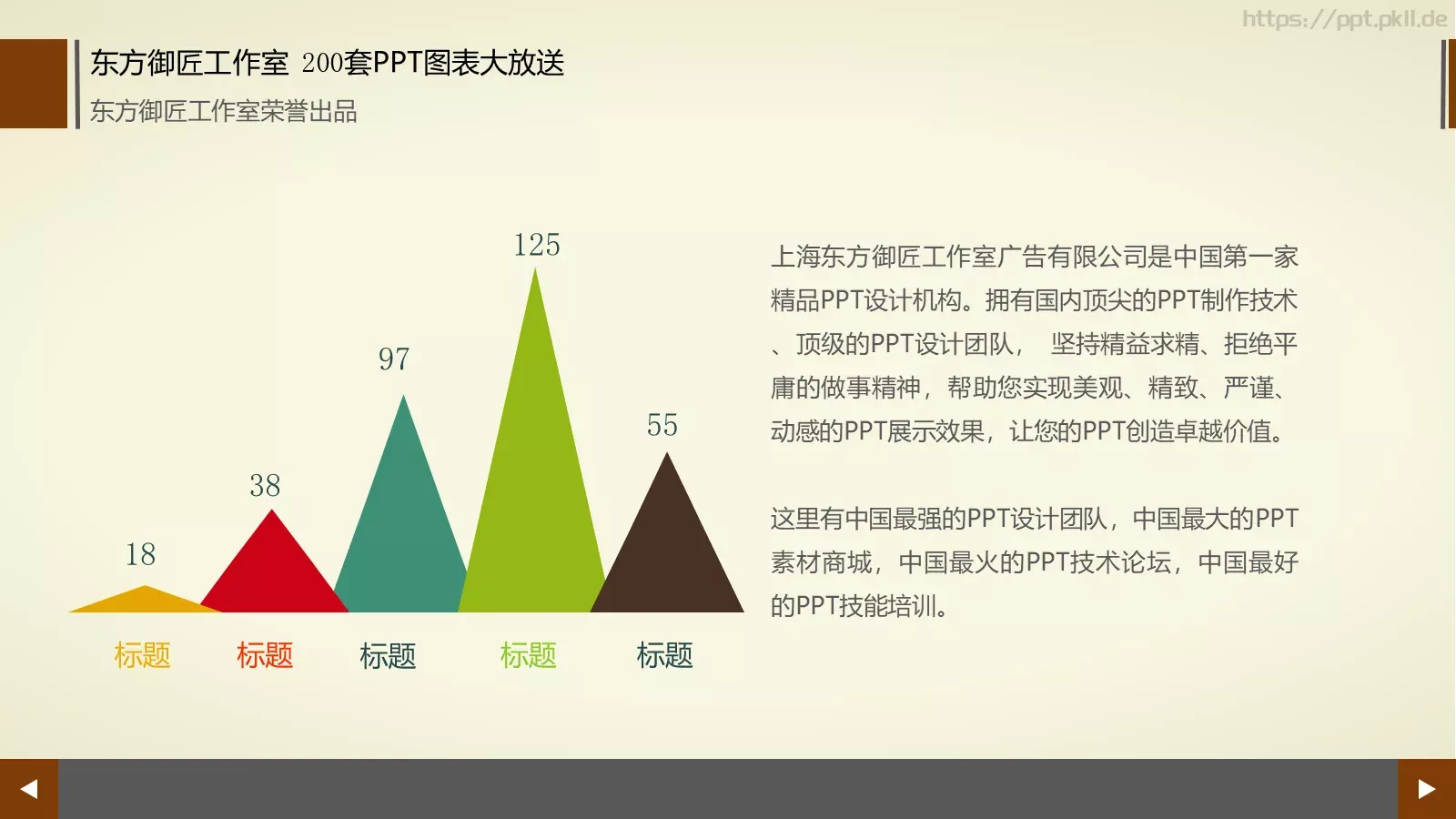 通用商务图表合集PPT模板 第 12 页预览图