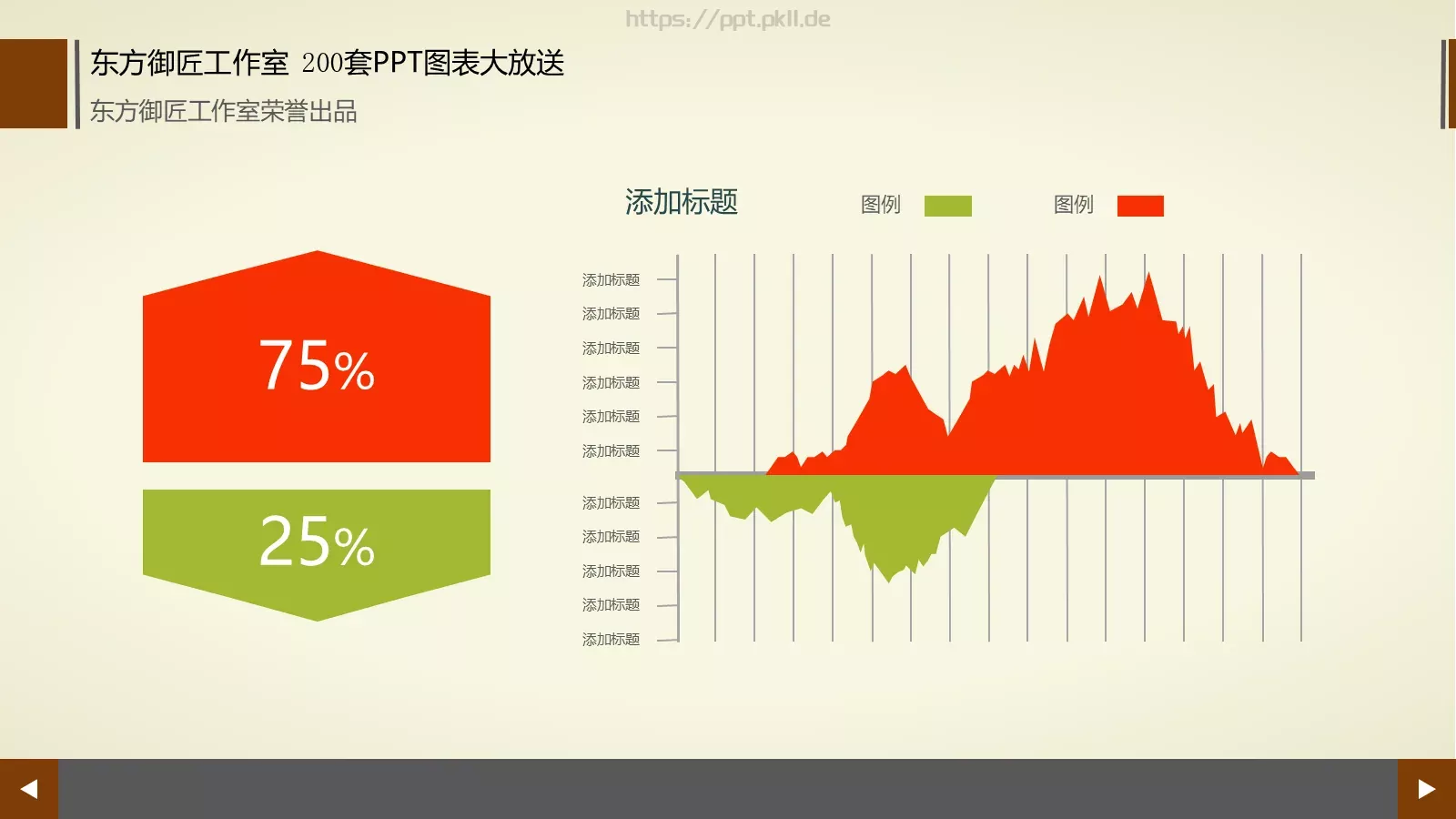 通用商务图表合集PPT模板 第 11 页预览图
