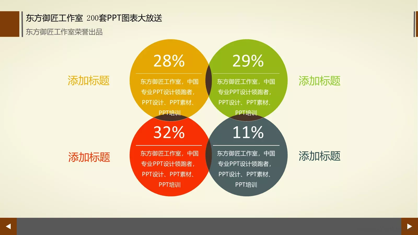 通用商务图表合集PPT模板 第 30 页预览图
