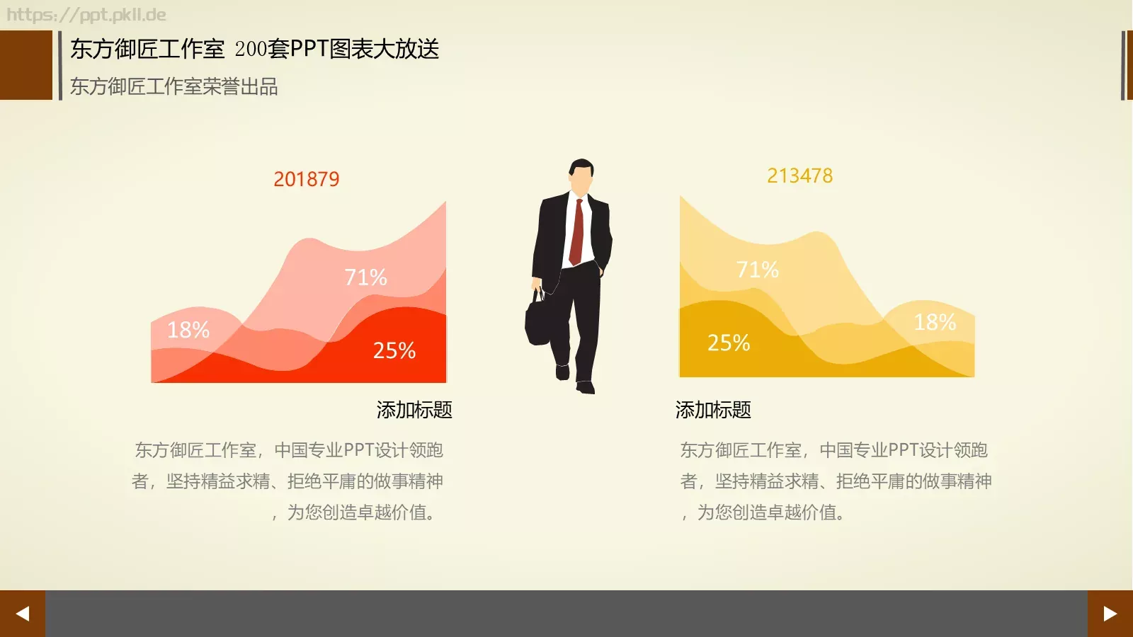 通用商务图表合集PPT模板 第 43 页预览图