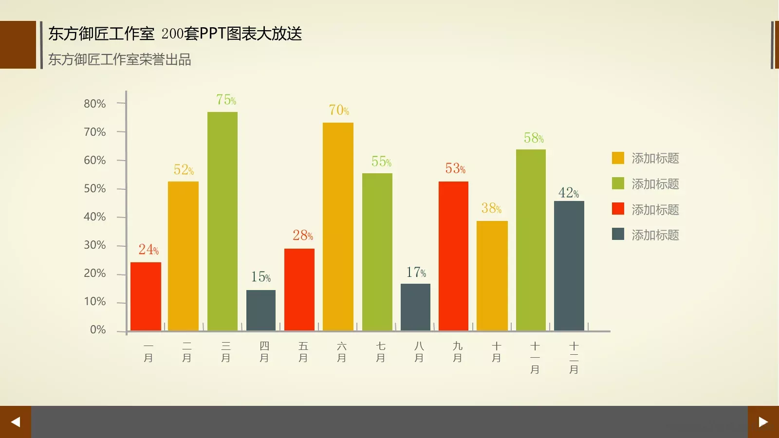 通用商务图表合集PPT模板 第 60 页预览图