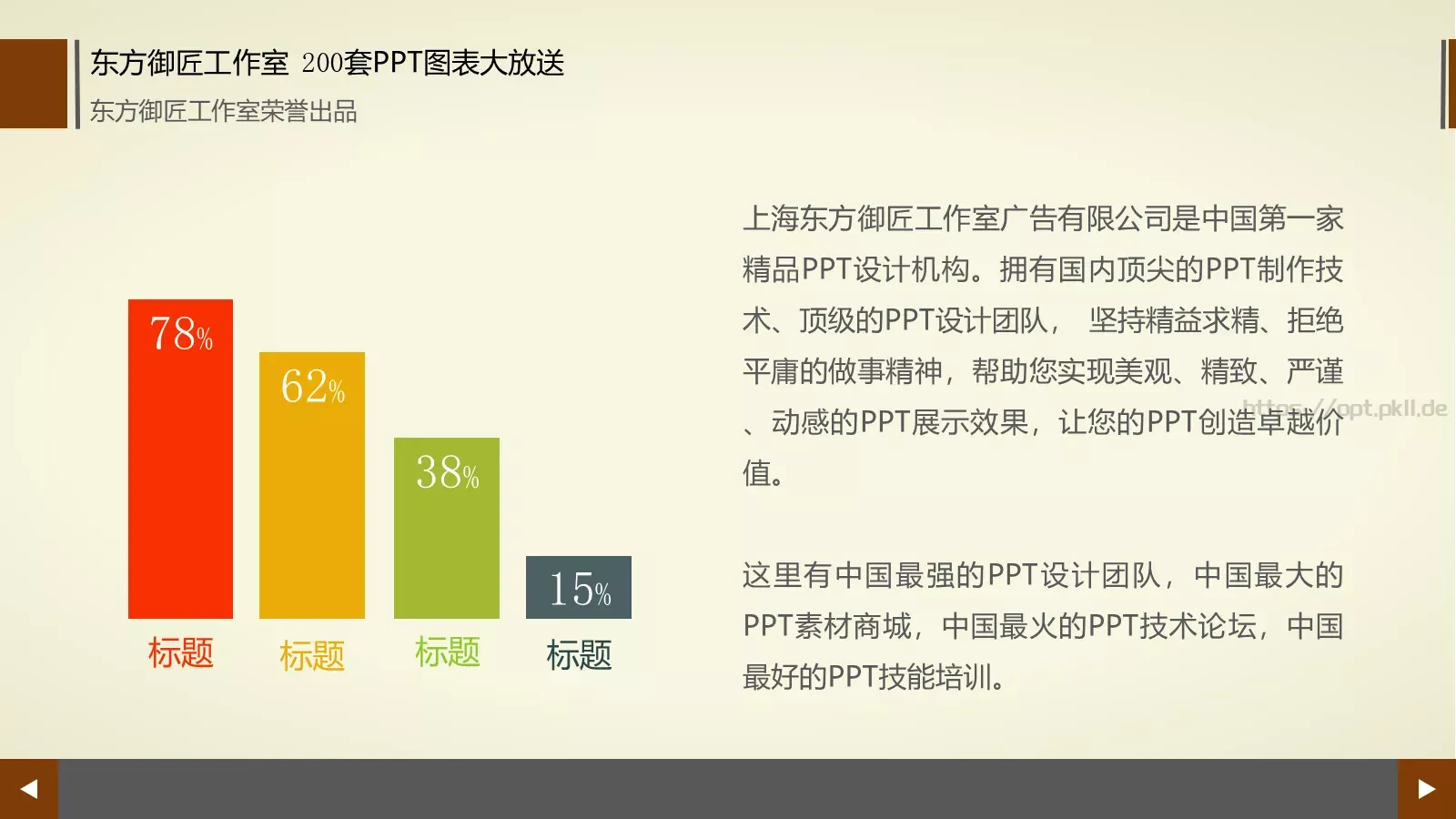 通用商务图表合集PPT模板 第 75 页预览图