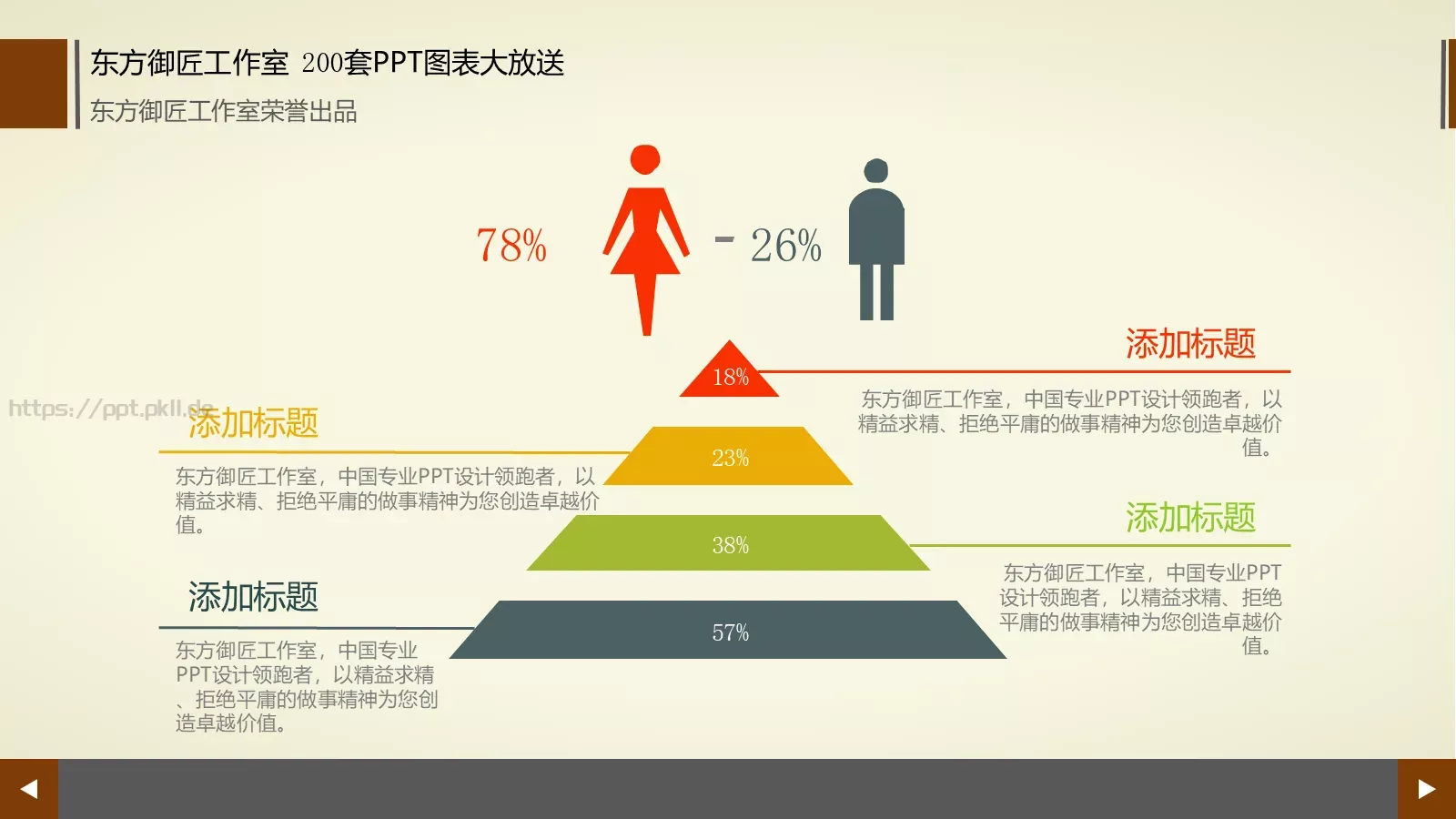 通用商务图表合集PPT模板 第 80 页预览图