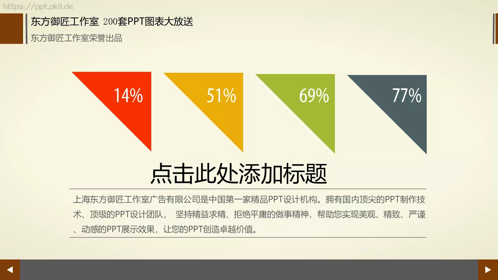 通用商务图表合集PPT模板 第 109 页预览图