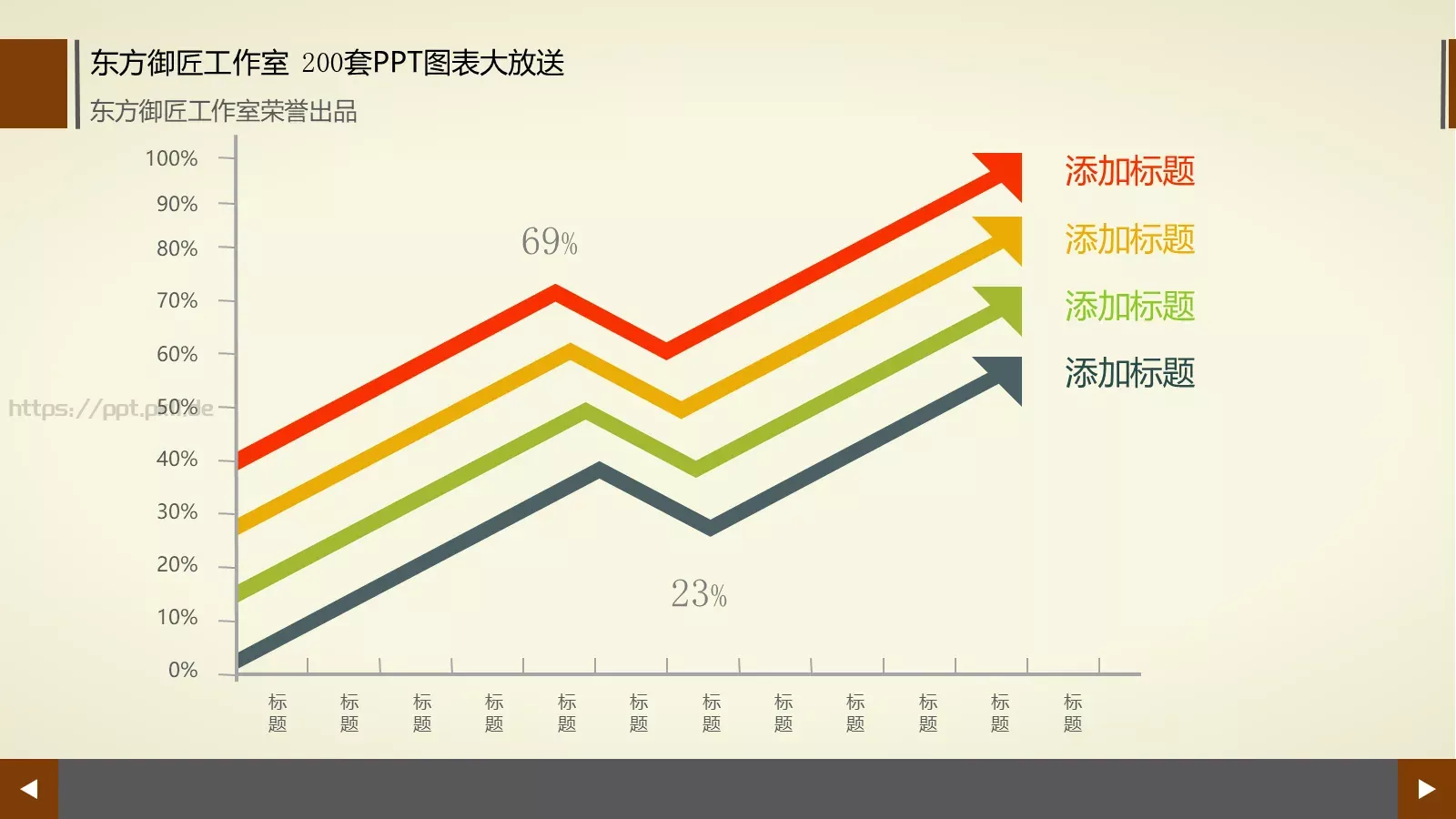 通用商务图表合集PPT模板 第 111 页预览图