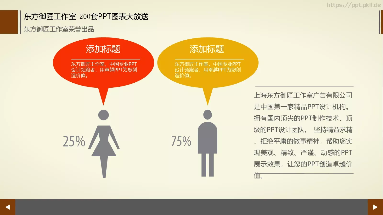 通用商务图表合集PPT模板 第 110 页预览图