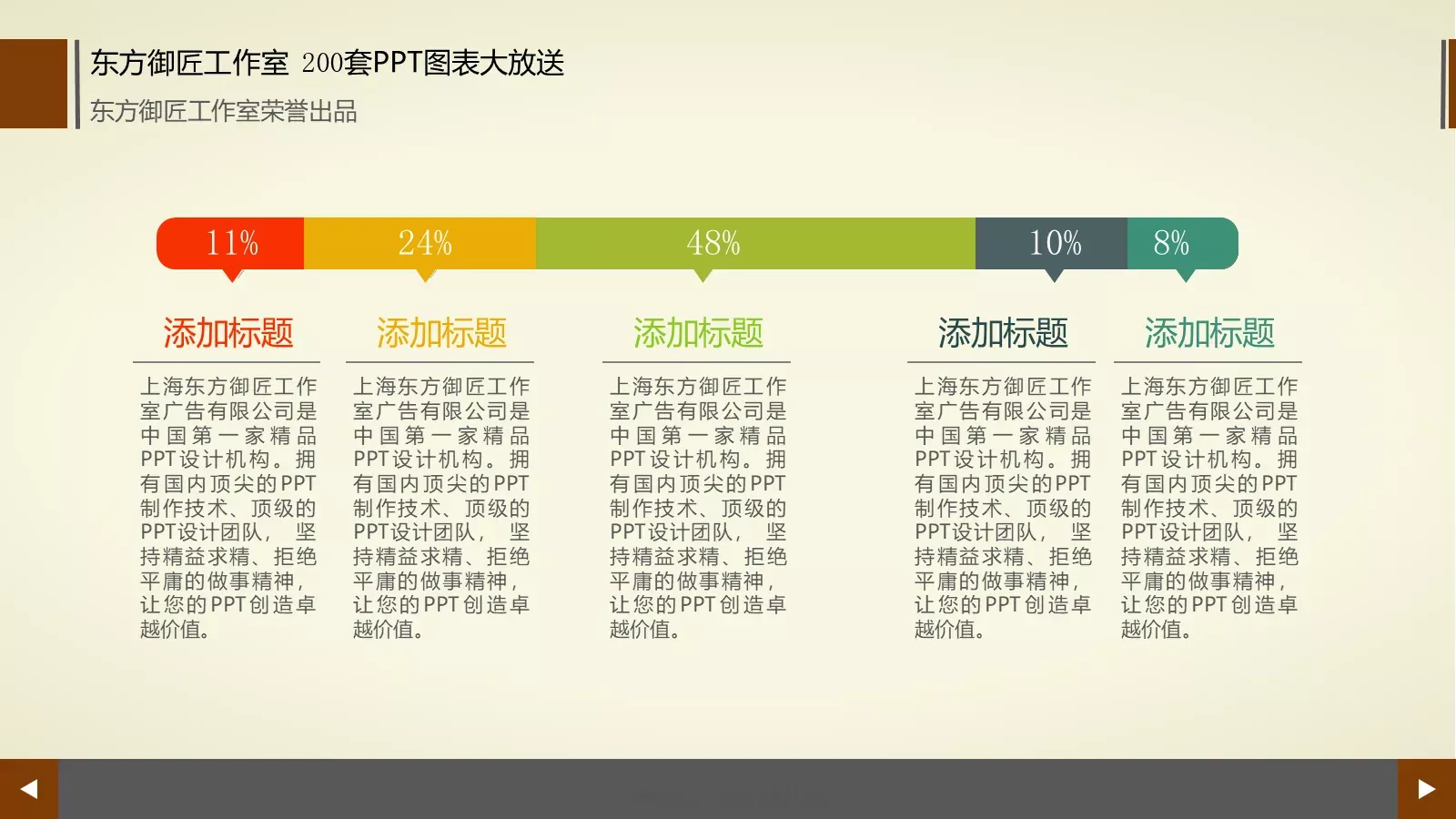 通用商务图表合集PPT模板 第 122 页预览图