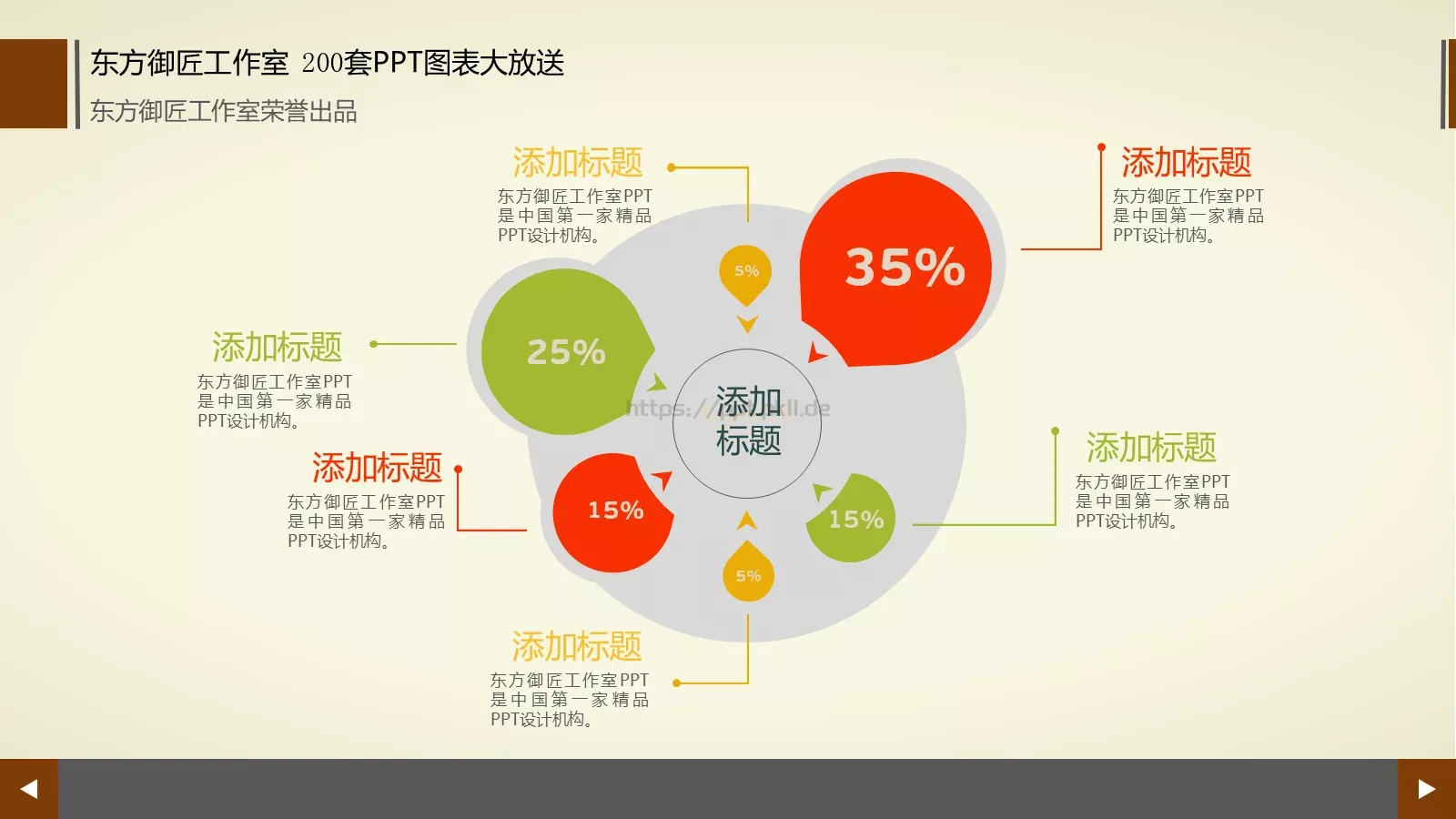 通用商务图表合集PPT模板 第 134 页预览图