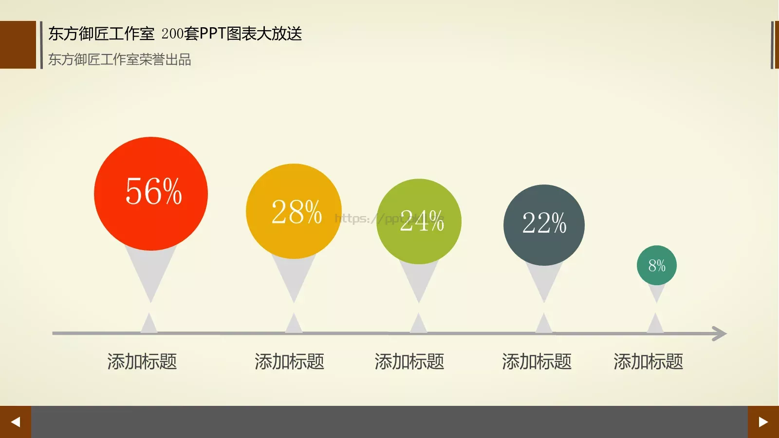 通用商务图表合集PPT模板 第 140 页预览图