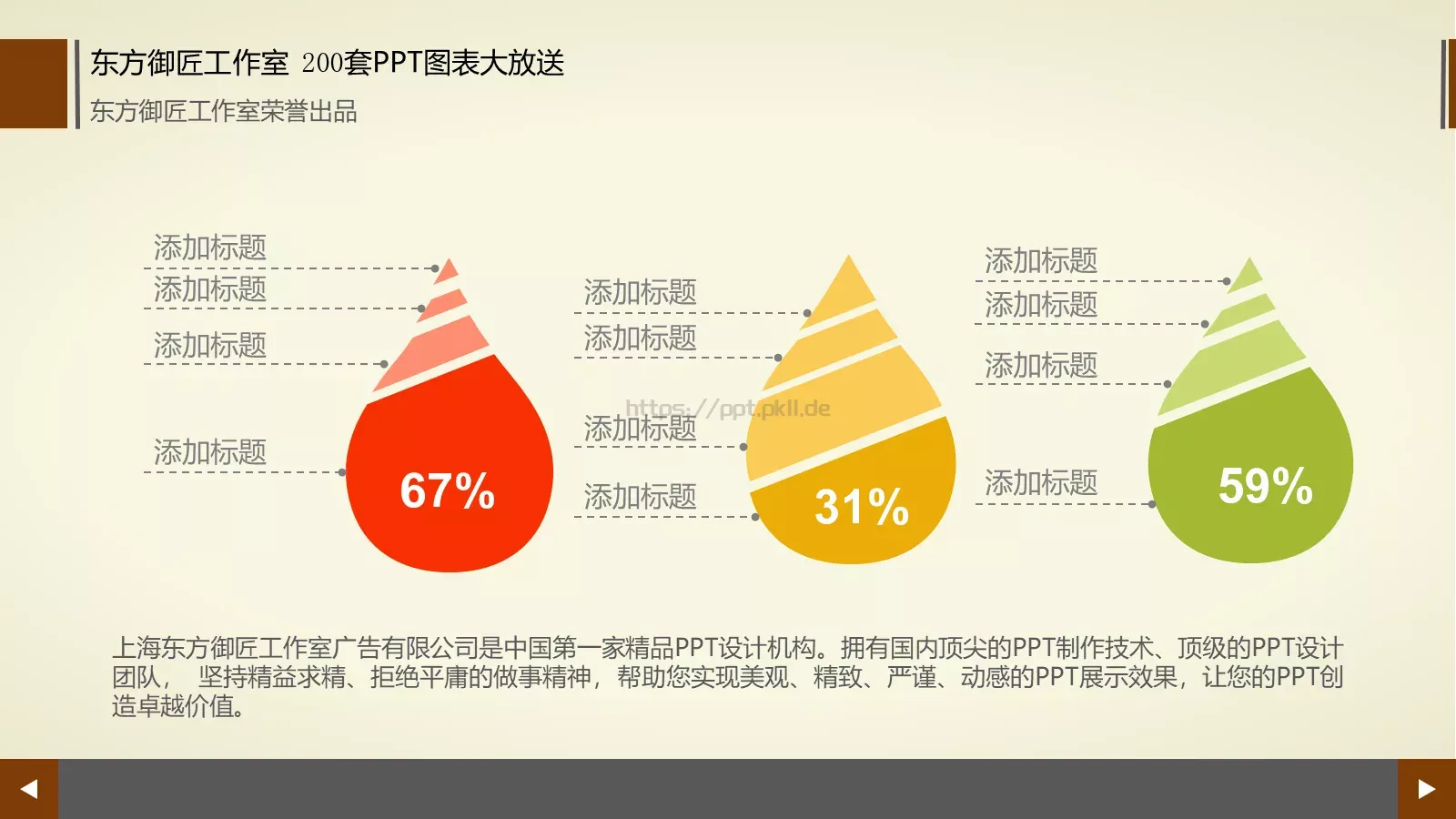 通用商务图表合集PPT模板 第 152 页预览图