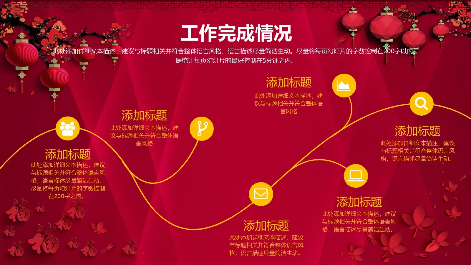 年度工作汇报PPT模板 第 16 页预览图