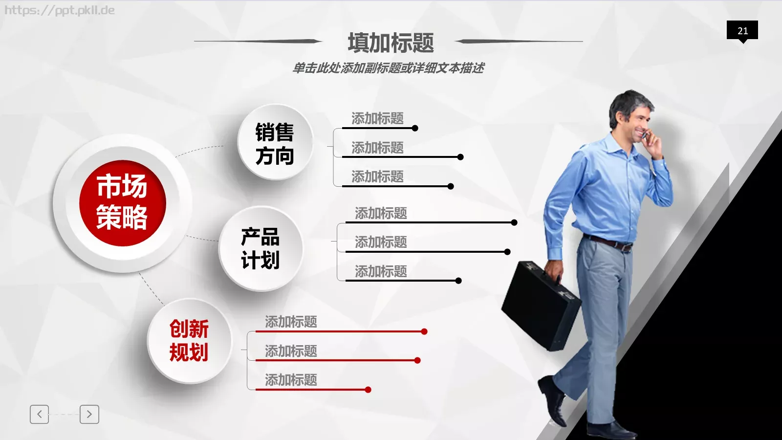 工作汇报PPT模板 第 21 页预览图