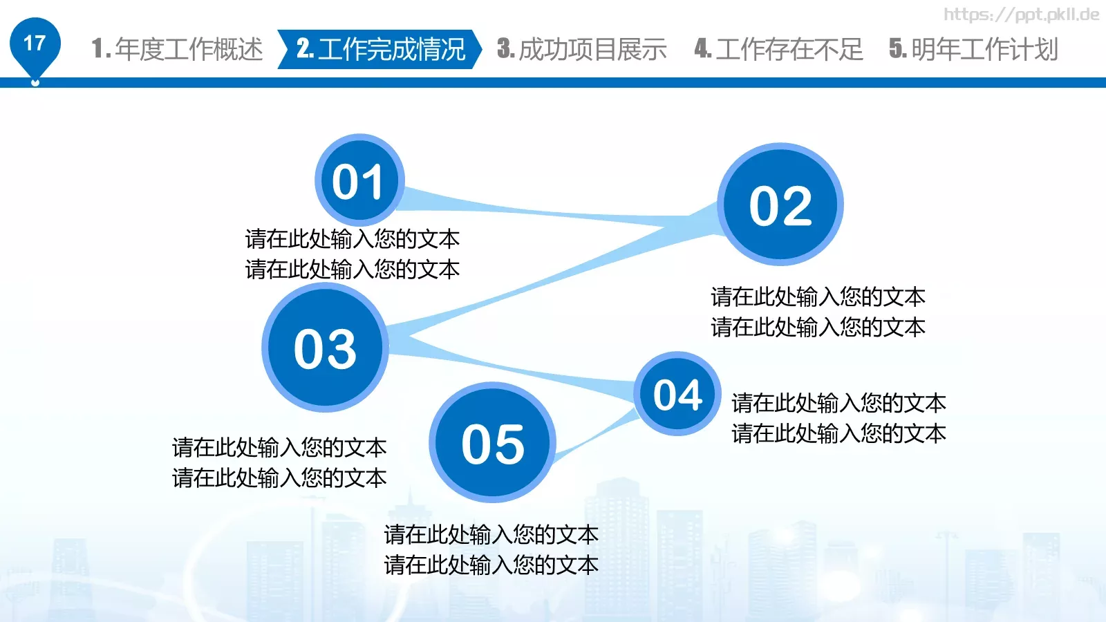 工作汇报PPT模板 第 17 页预览图