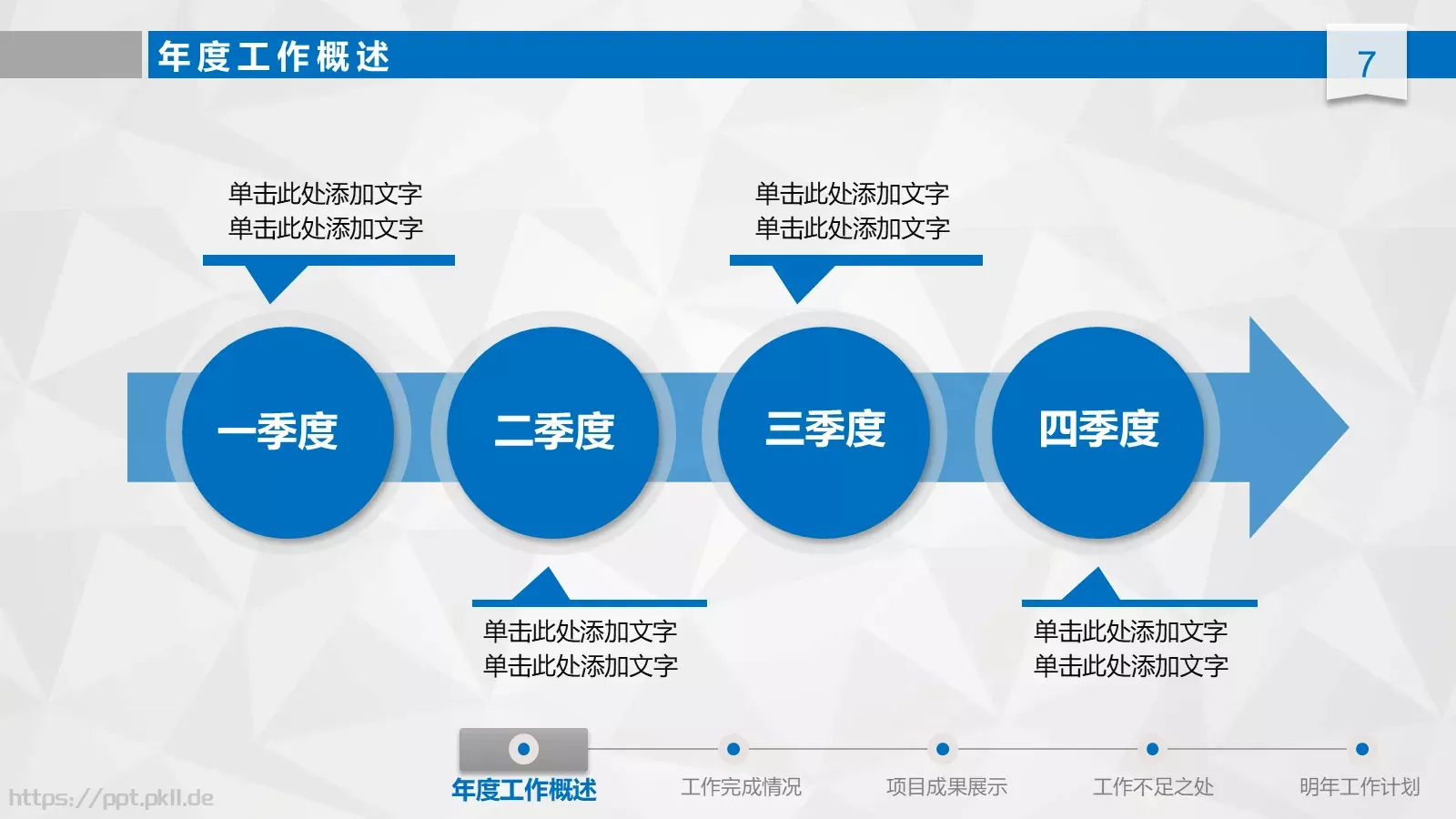 工作总结汇报与新年计划PPT模板 第 7 页预览图