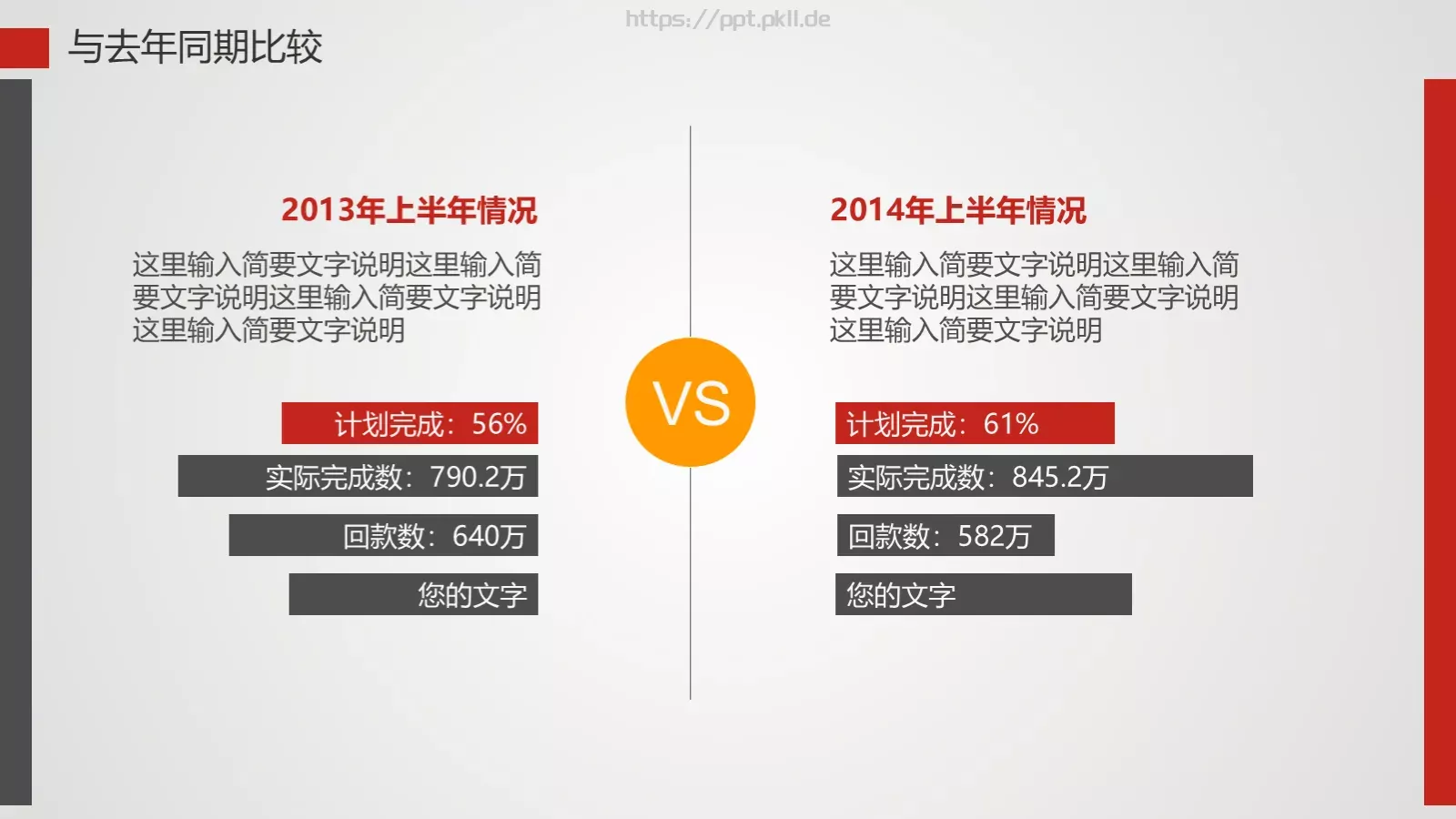 通用型工作计划总结报告PPT模板 第 7 页预览图