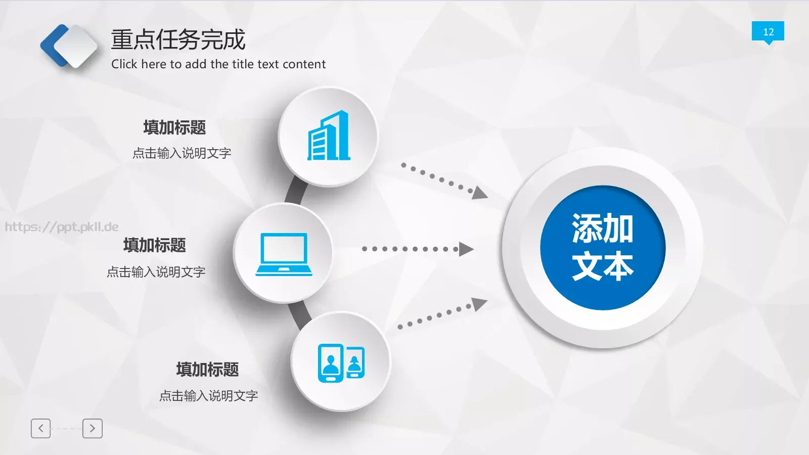 工作报告年终总结PPT模板 第 12 页预览图